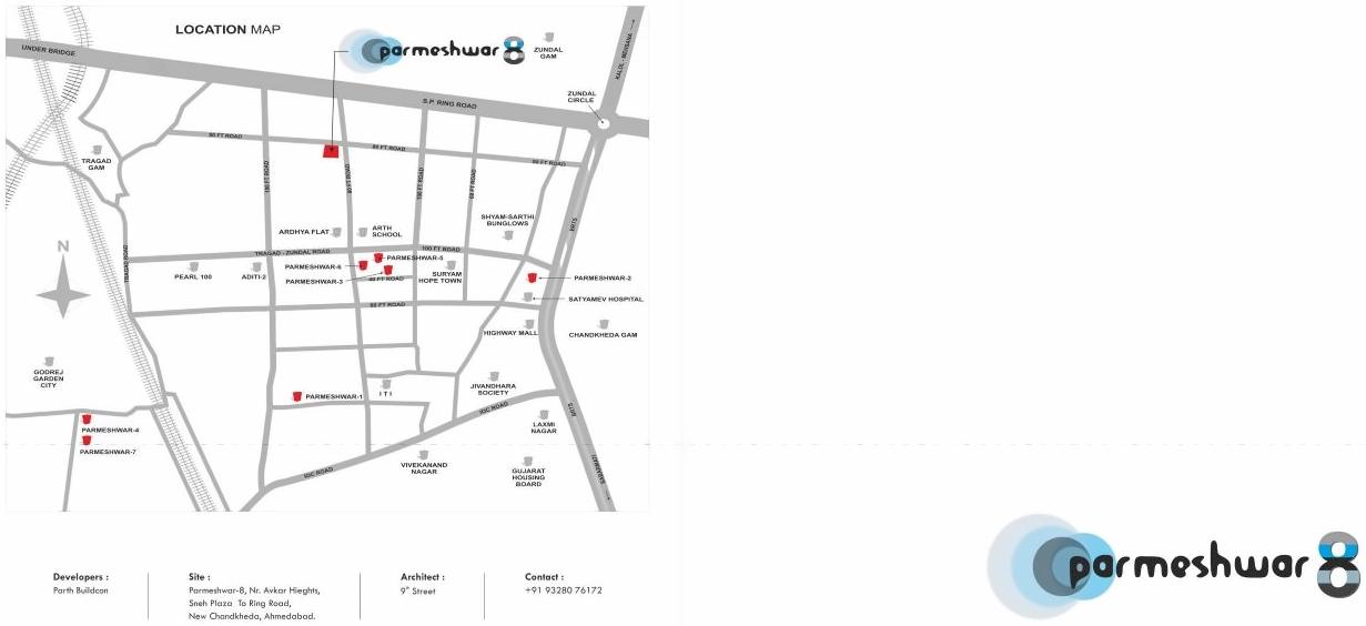  of real estate project Parmeshwar located at Zundal, Gandhinagar, Gujarat