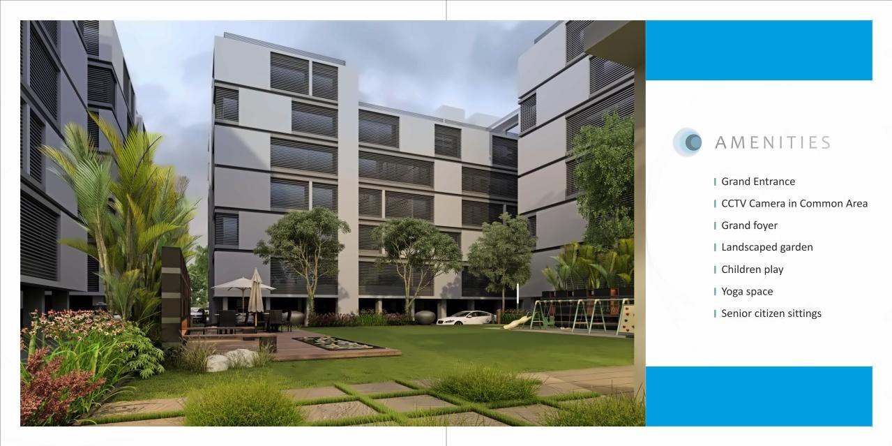 3D Elevation of real estate project Parmeshwar located at Zundal, Gandhinagar, Gujarat