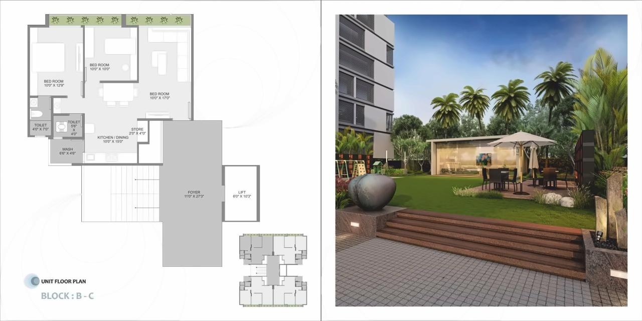 Layout of real estate project Parmeshwar located at Zundal, Gandhinagar, Gujarat
