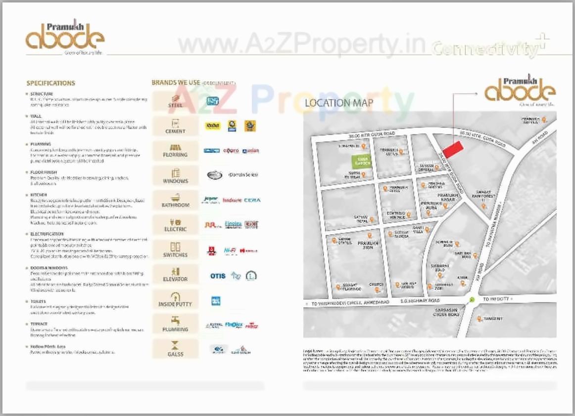  of real estate project Parmukh Abode located at Vasna-hadmatiya, Gandhinagar, Gujarat