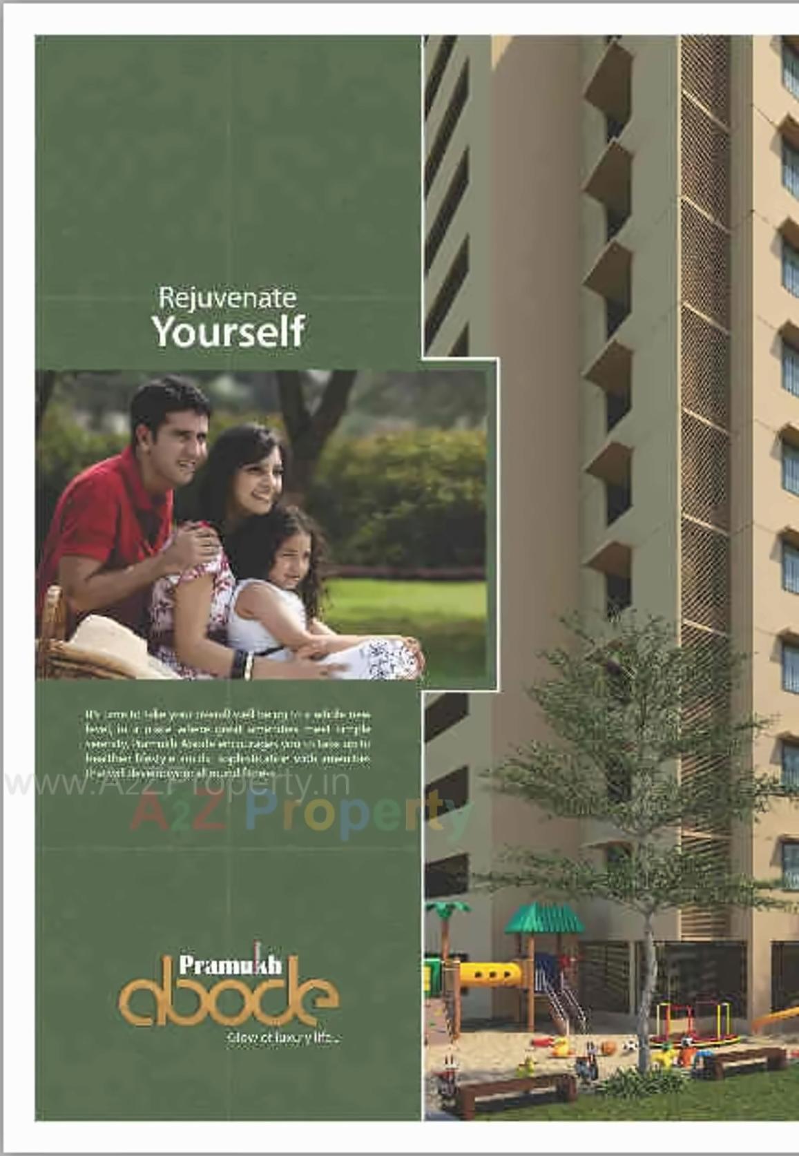 3D Elevation of real estate project Parmukh Abode located at Vasna-hadmatiya, Gandhinagar, Gujarat