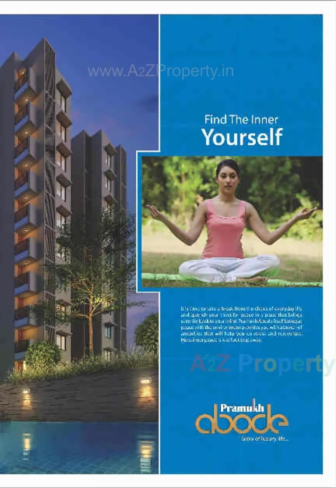 3D Elevation of real estate project Parmukh Abode located at Vasna-hadmatiya, Gandhinagar, Gujarat