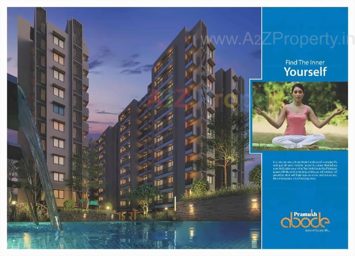 3D Elevation of real estate project Parmukh Abode located at Vasna-hadmatiya, Gandhinagar, Gujarat