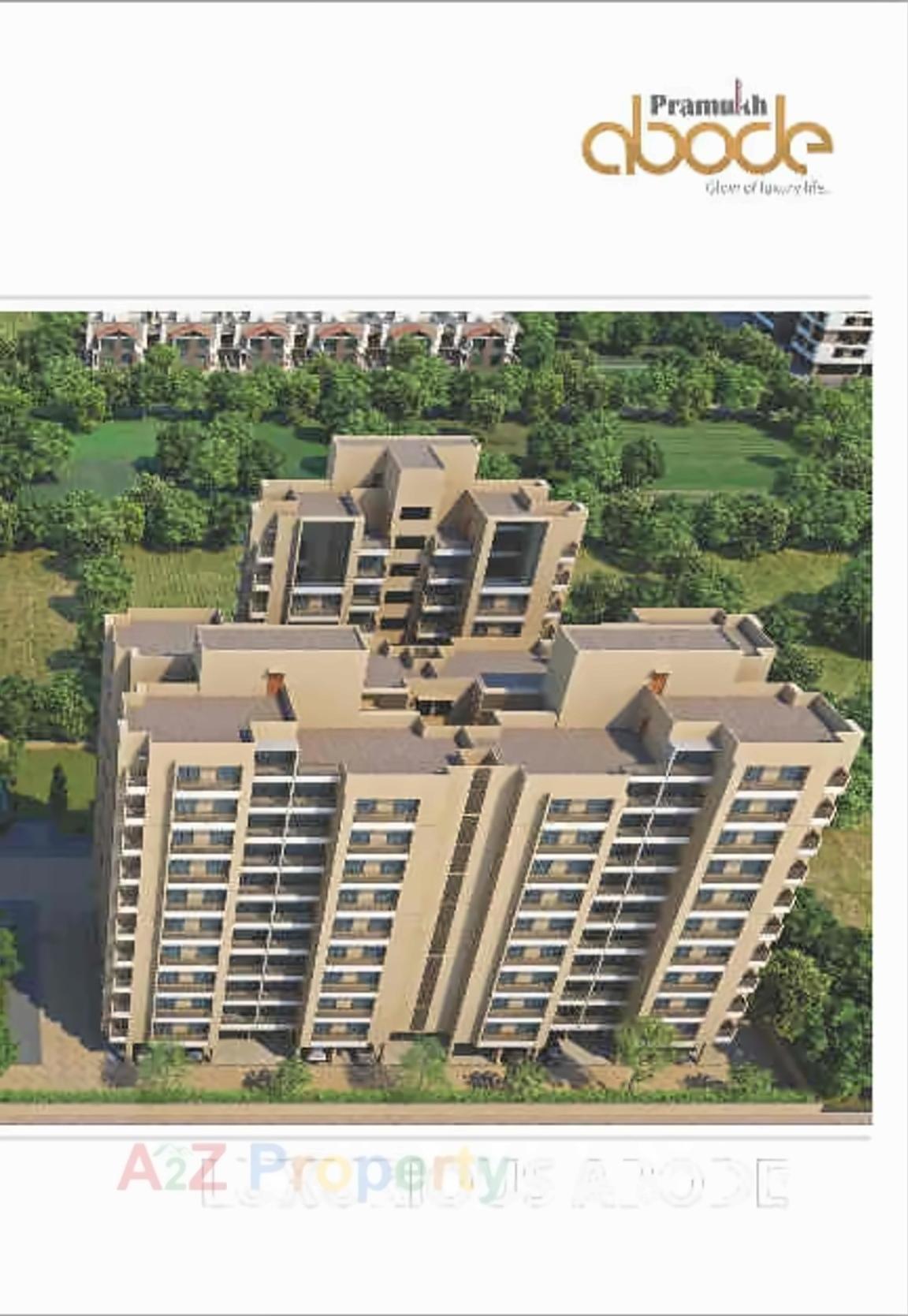 3D Elevation of real estate project Parmukh Abode located at Vasna-hadmatiya, Gandhinagar, Gujarat