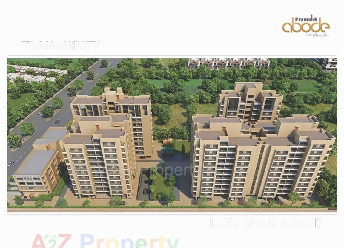 3D Elevation of real estate project Parmukh Abode located at Vasna-hadmatiya, Gandhinagar, Gujarat