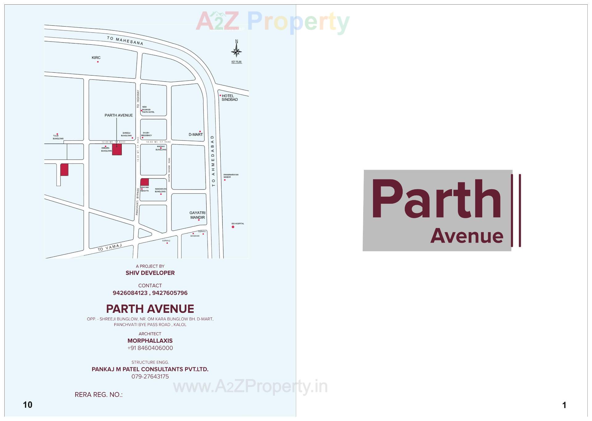  of real estate project Parth Avenue located at Kalol, Gandhinagar, Gujarat