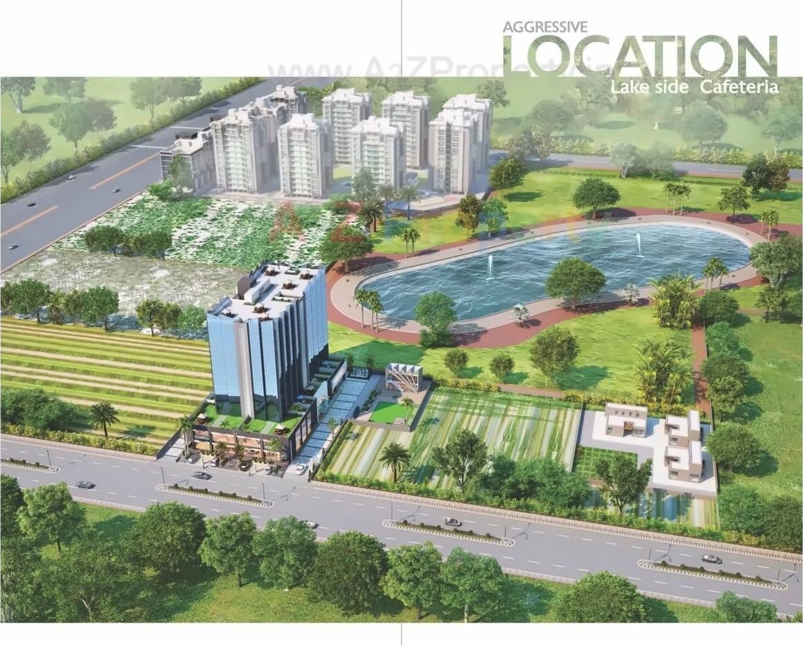 3D Elevation of real estate project Pehel located at Khoraj, Gandhinagar, Gujarat