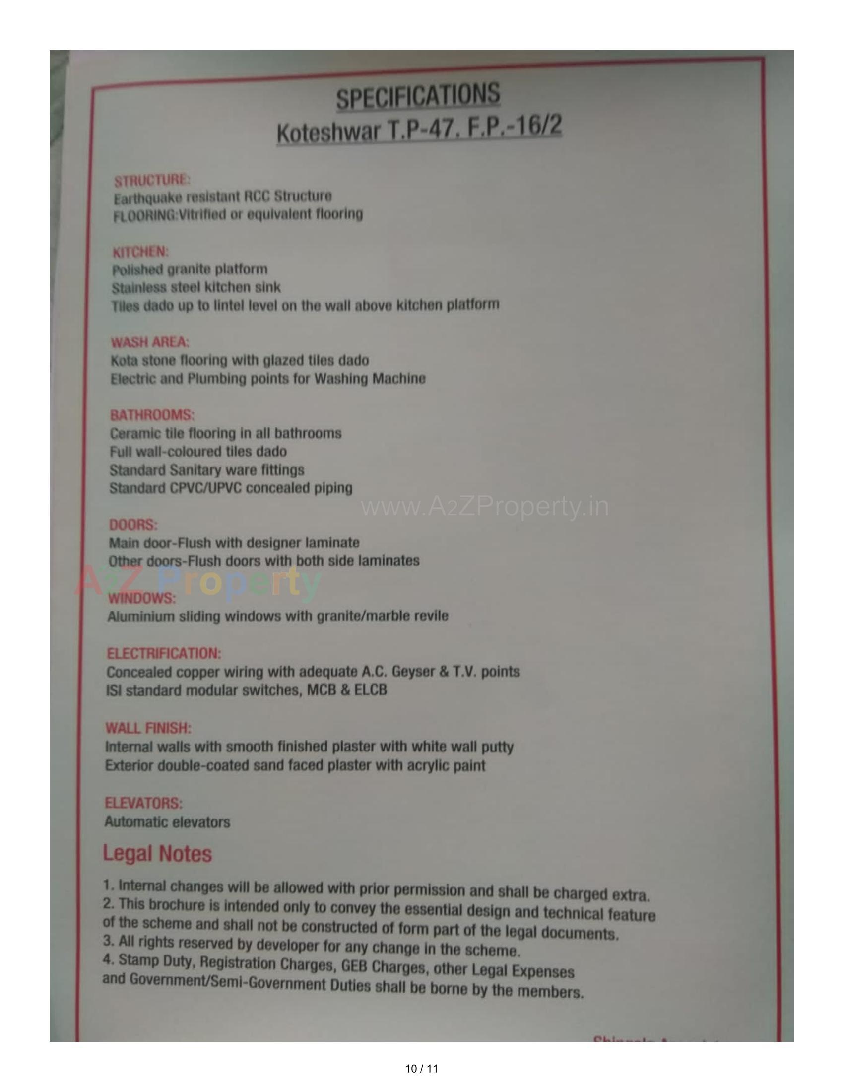  of real estate project Petal located at Koteshwar, Gandhinagar, Gujarat