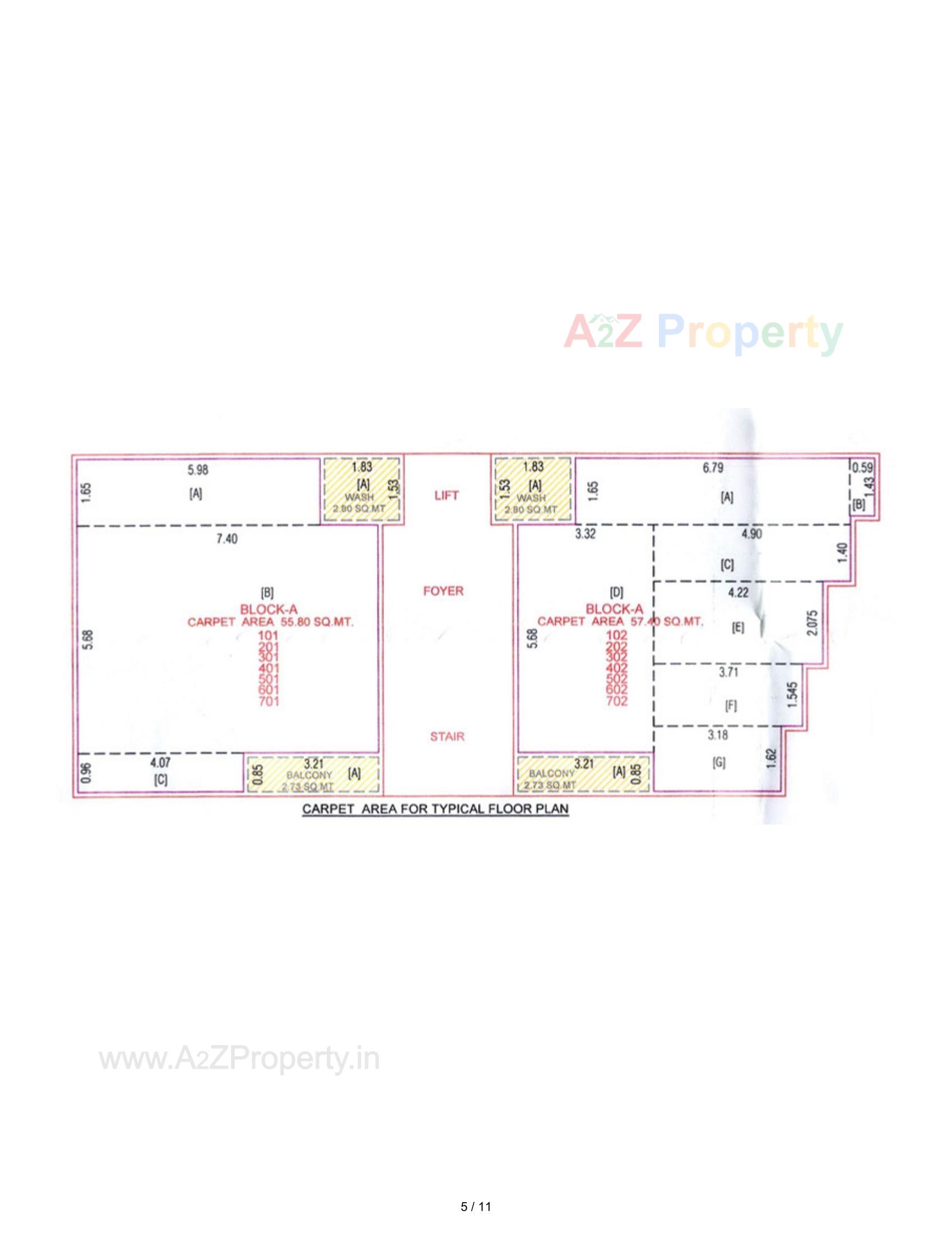 Layout of real estate project Petal located at Koteshwar, Gandhinagar, Gujarat