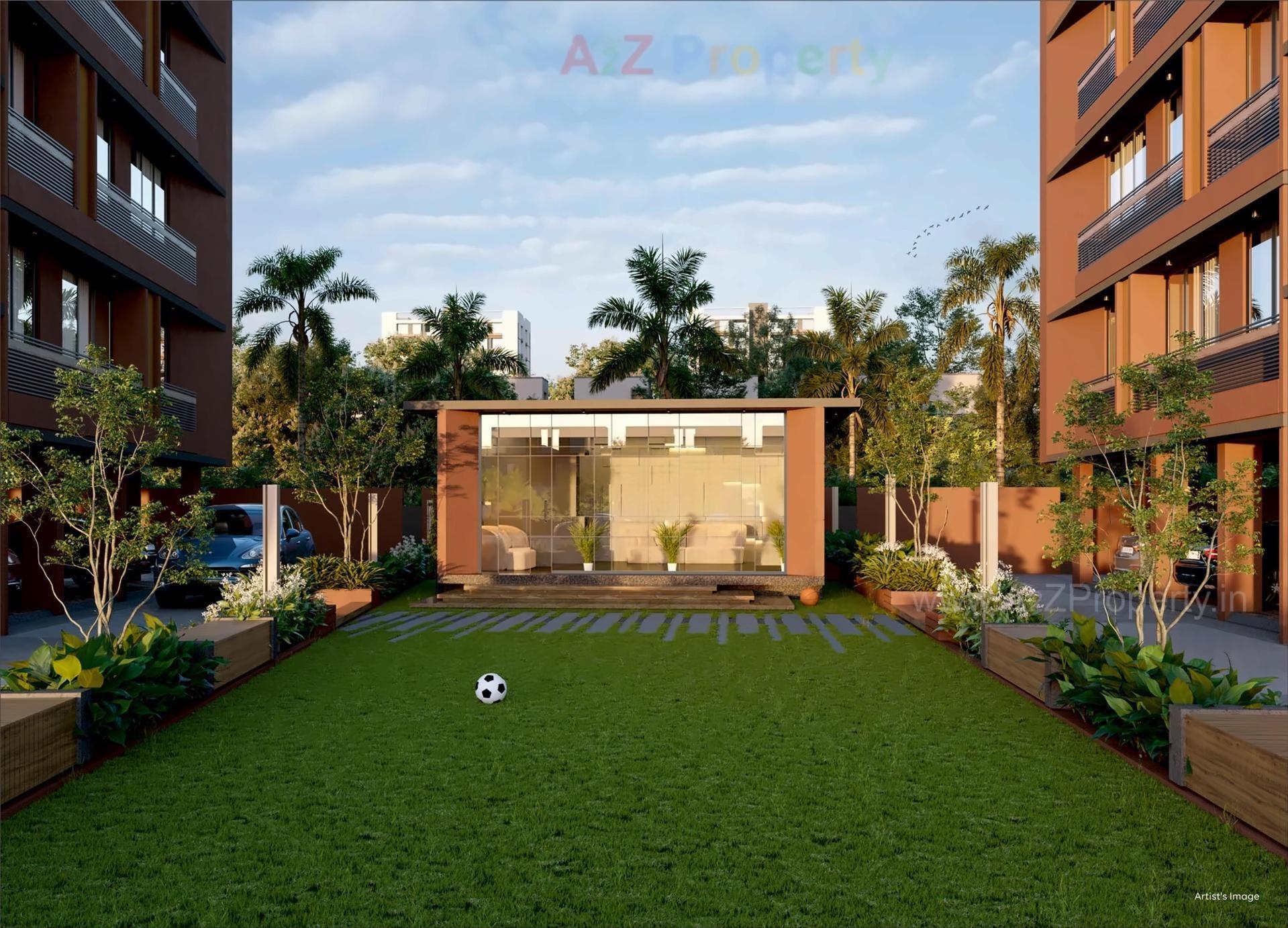 3D Elevation of real estate project Polaris Elina located at Randheja, Gandhinagar, Gujarat