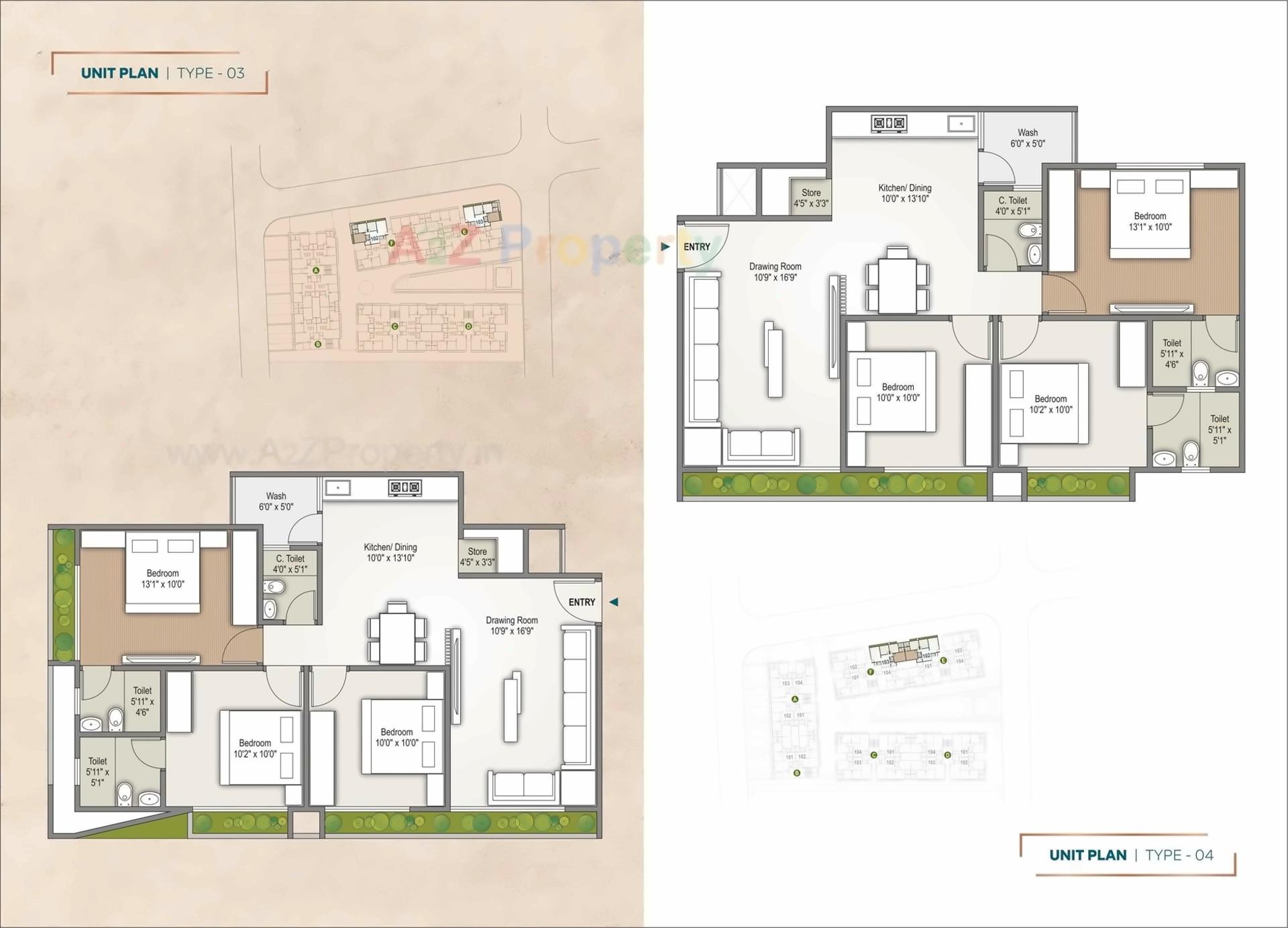 Layout of real estate project Polaris Elina located at Randheja, Gandhinagar, Gujarat