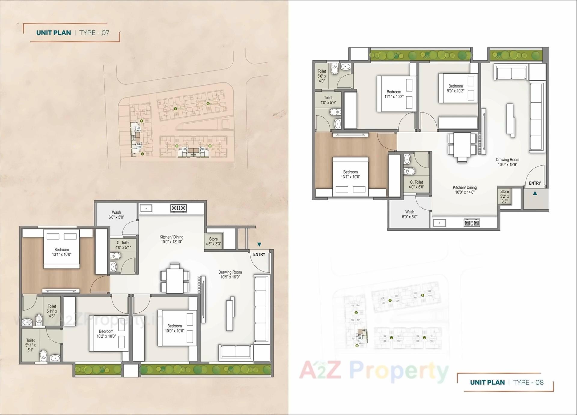 Layout of real estate project Polaris Elina located at Randheja, Gandhinagar, Gujarat