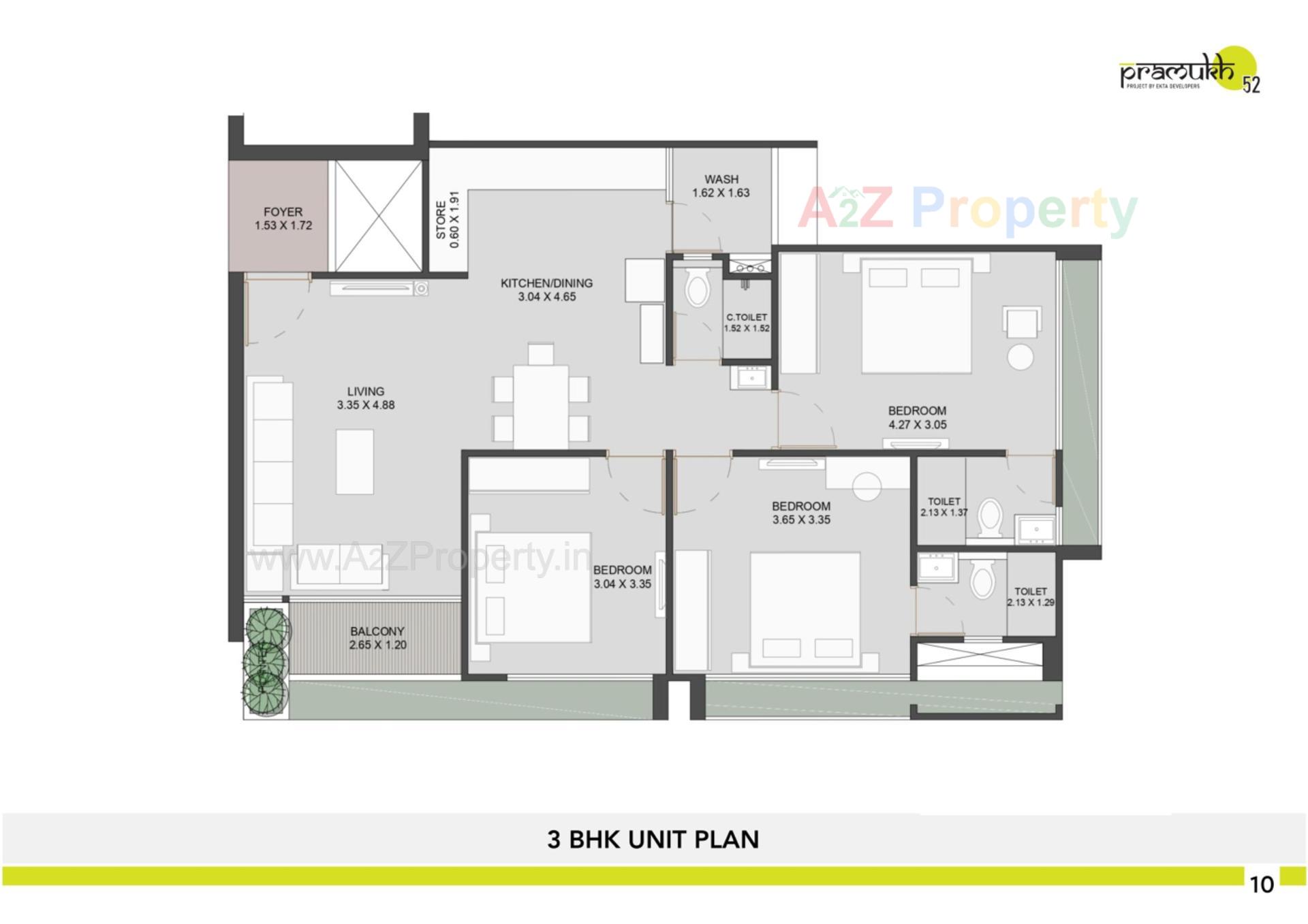Layout of real estate project Pramukh located at Adalaj, Gandhinagar, Gujarat