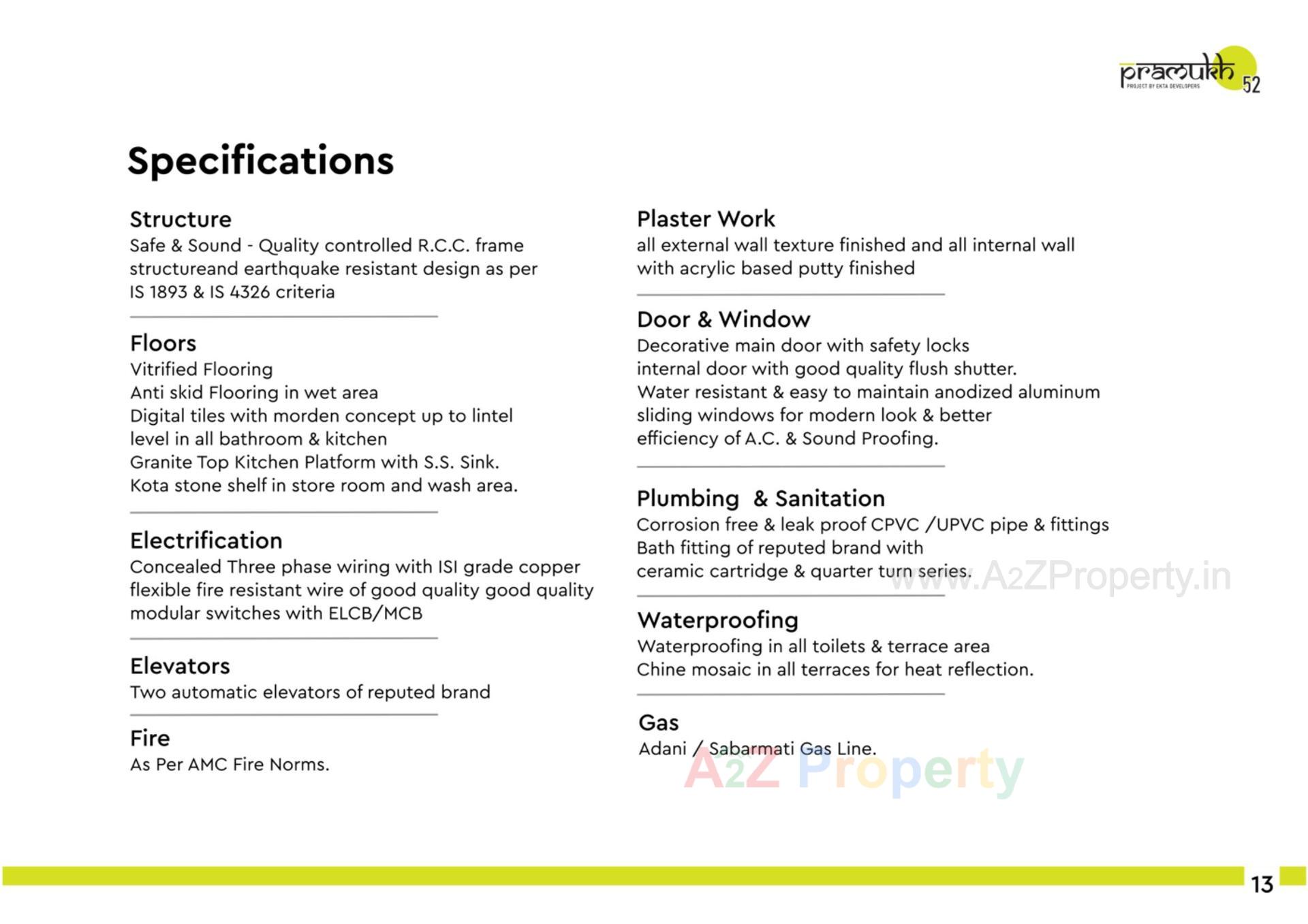  of real estate project Pramukh located at Adalaj, Gandhinagar, Gujarat