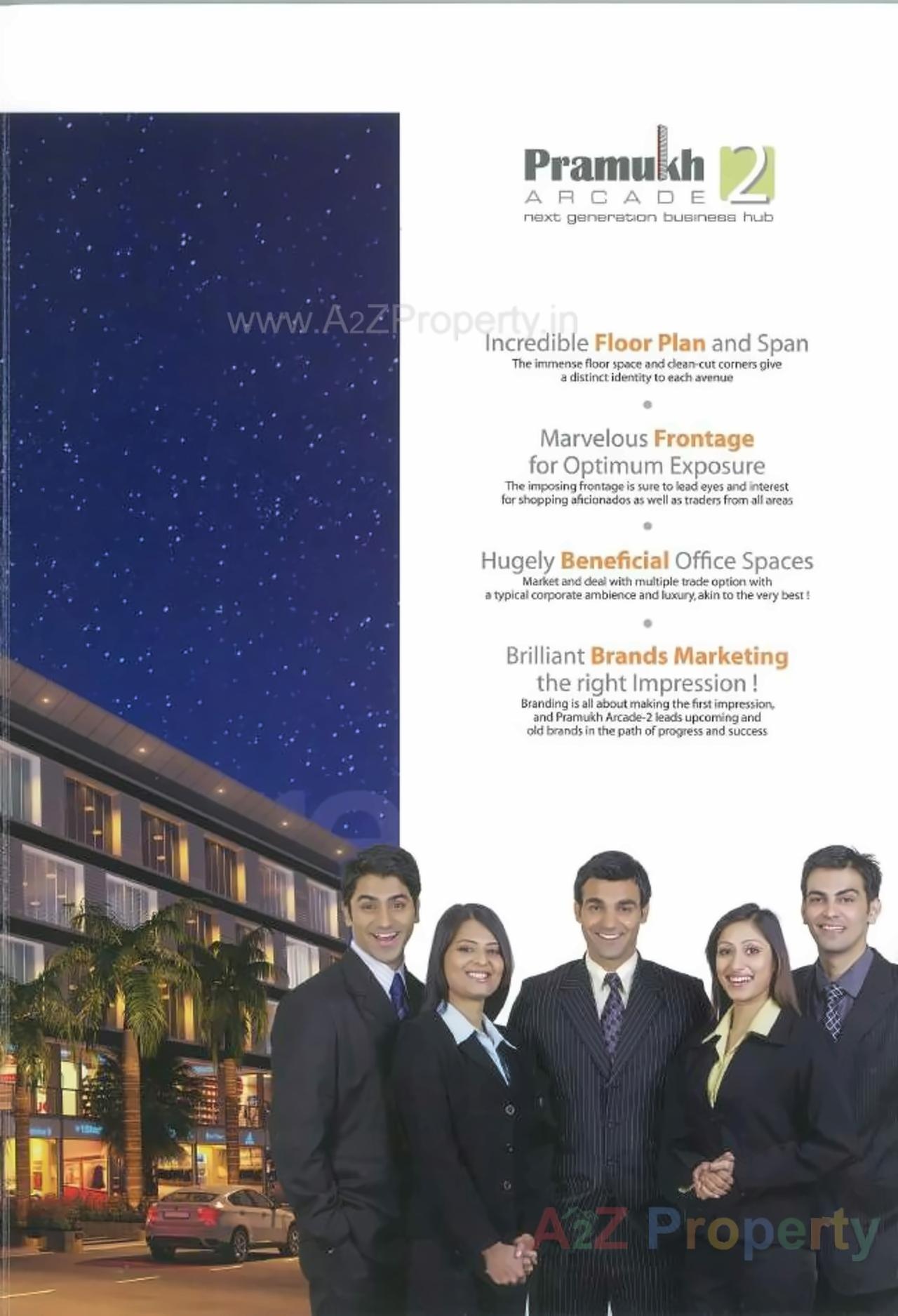  of real estate project Pramukh Arcade located at Dholakuva, Gandhinagar, Gujarat