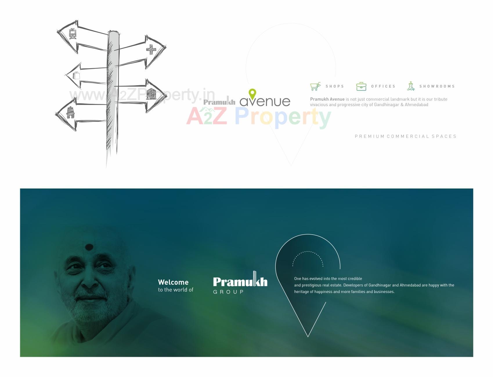  of real estate project Pramukh Avenue located at Gandhinagar, Gandhinagar, Gujarat