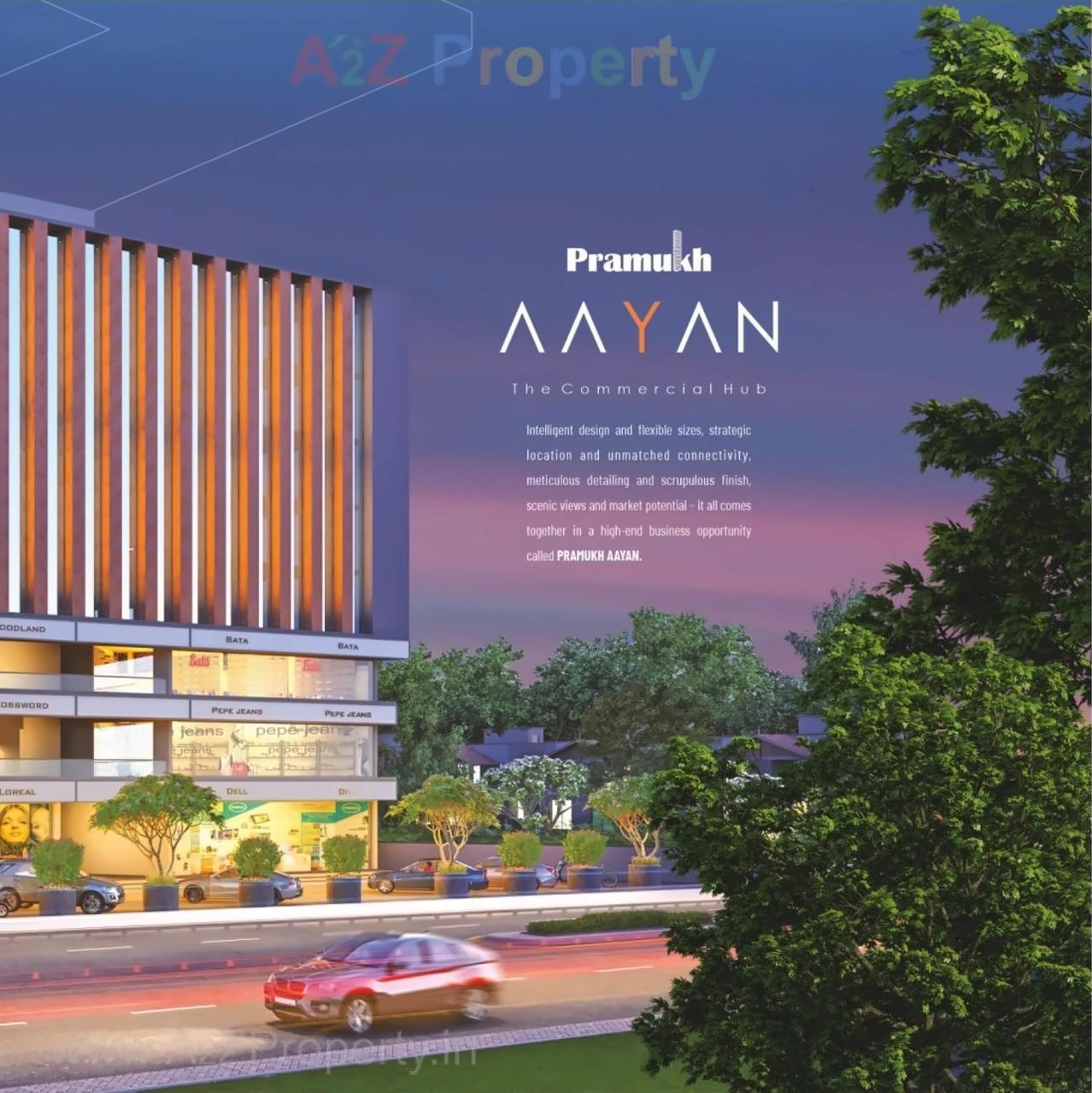 3D Elevation of real estate project Pramukh Ayan located at Gandhinagar, Gandhinagar, Gujarat
