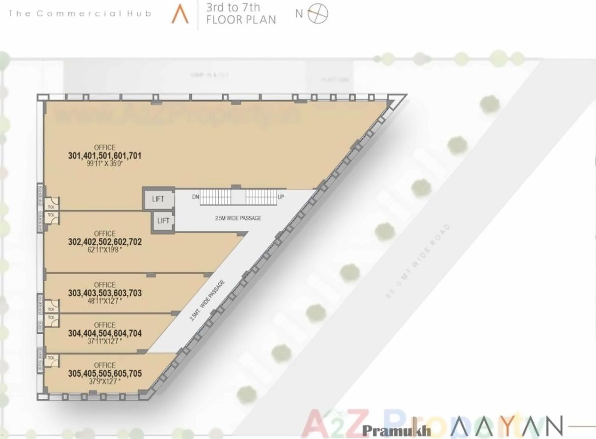 Layout of real estate project Pramukh Ayan located at Gandhinagar, Gandhinagar, Gujarat
