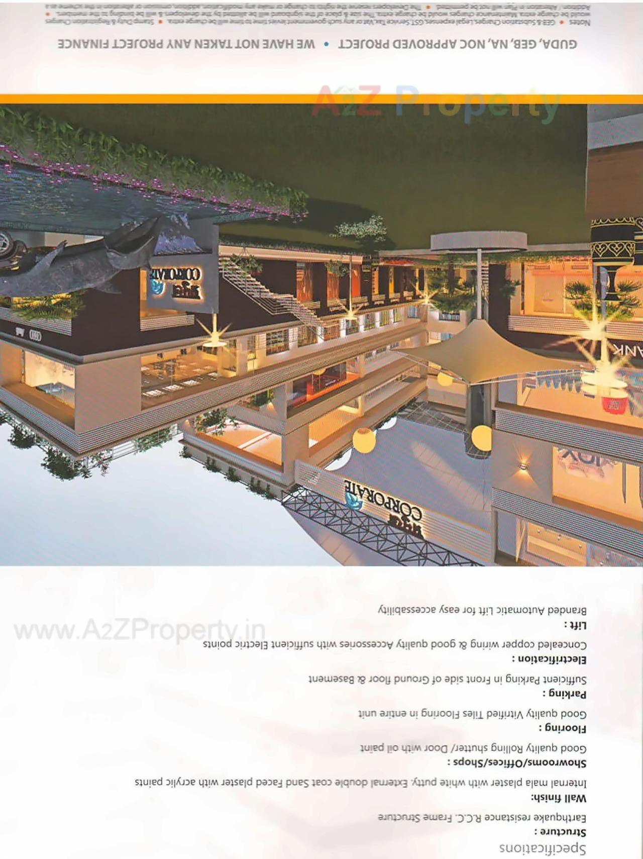  of real estate project Pramukh Corporate located at Raisan, Gandhinagar, Gujarat