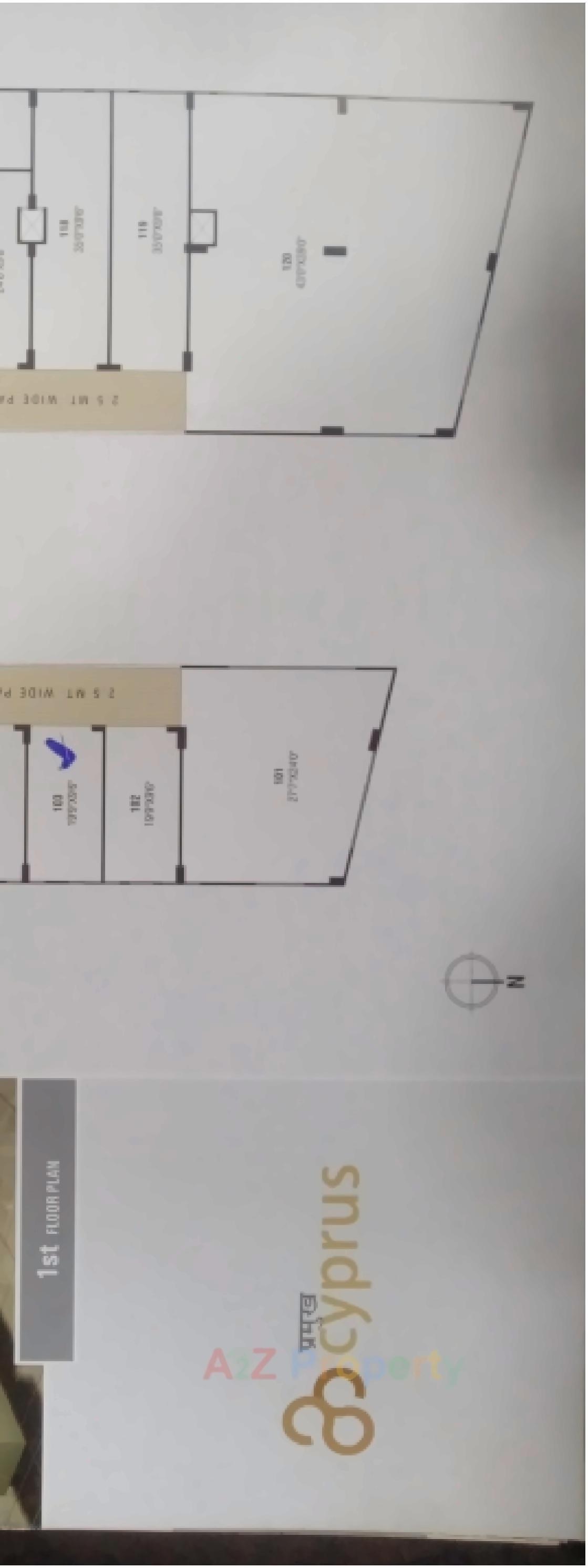 Layout of real estate project Pramukh Cyprus located at Sargasan, Gandhinagar, Gujarat