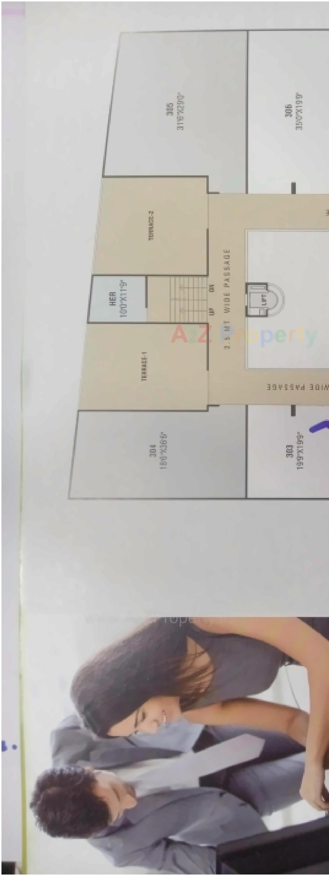 Layout of real estate project Pramukh Cyprus located at Sargasan, Gandhinagar, Gujarat