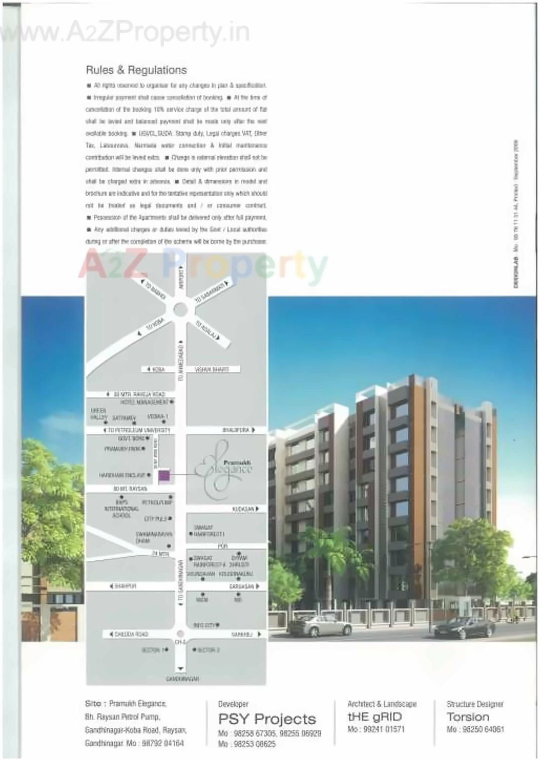  of real estate project Pramukh Elegance located at Kudasan, Gandhinagar, Gujarat