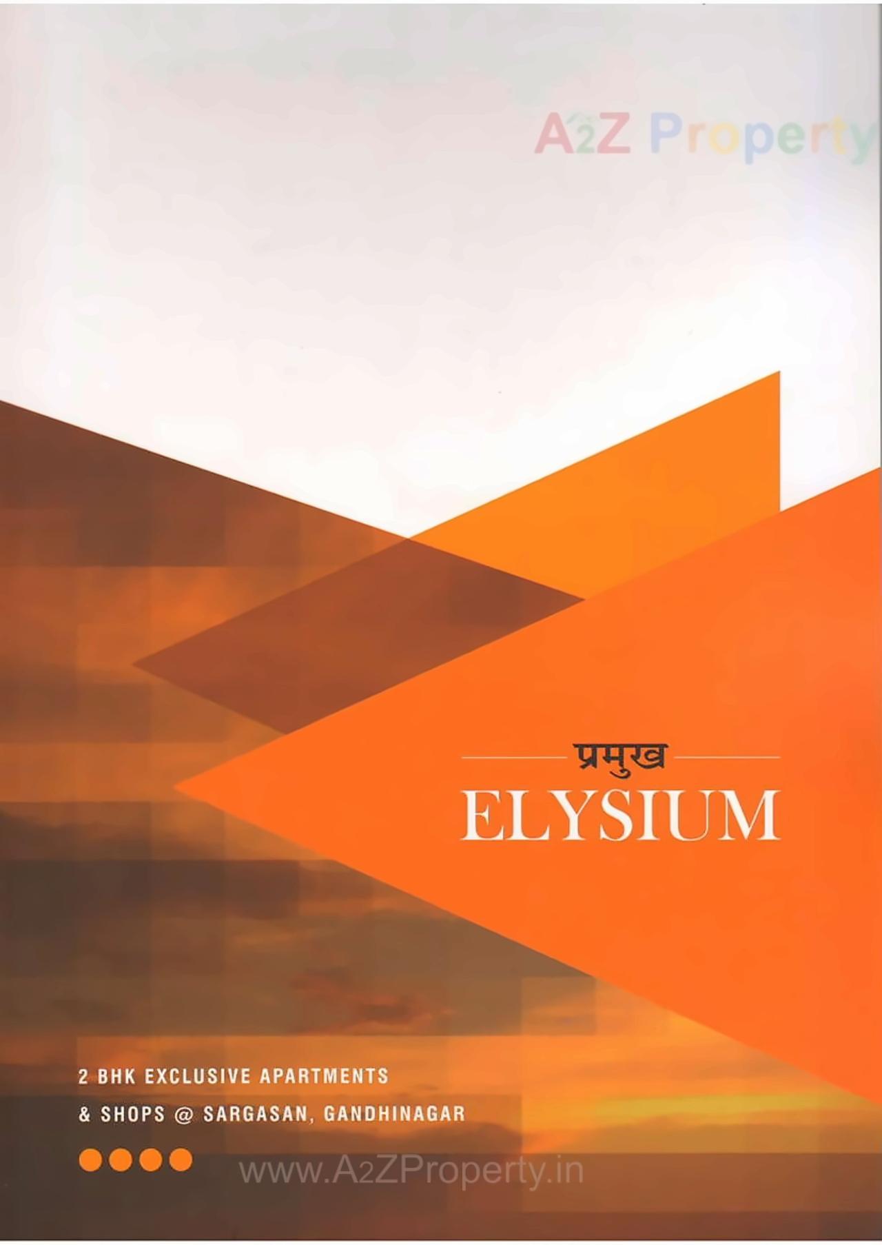  of real estate project Pramukh Elysium located at Uvarsad, Gandhinagar, Gujarat