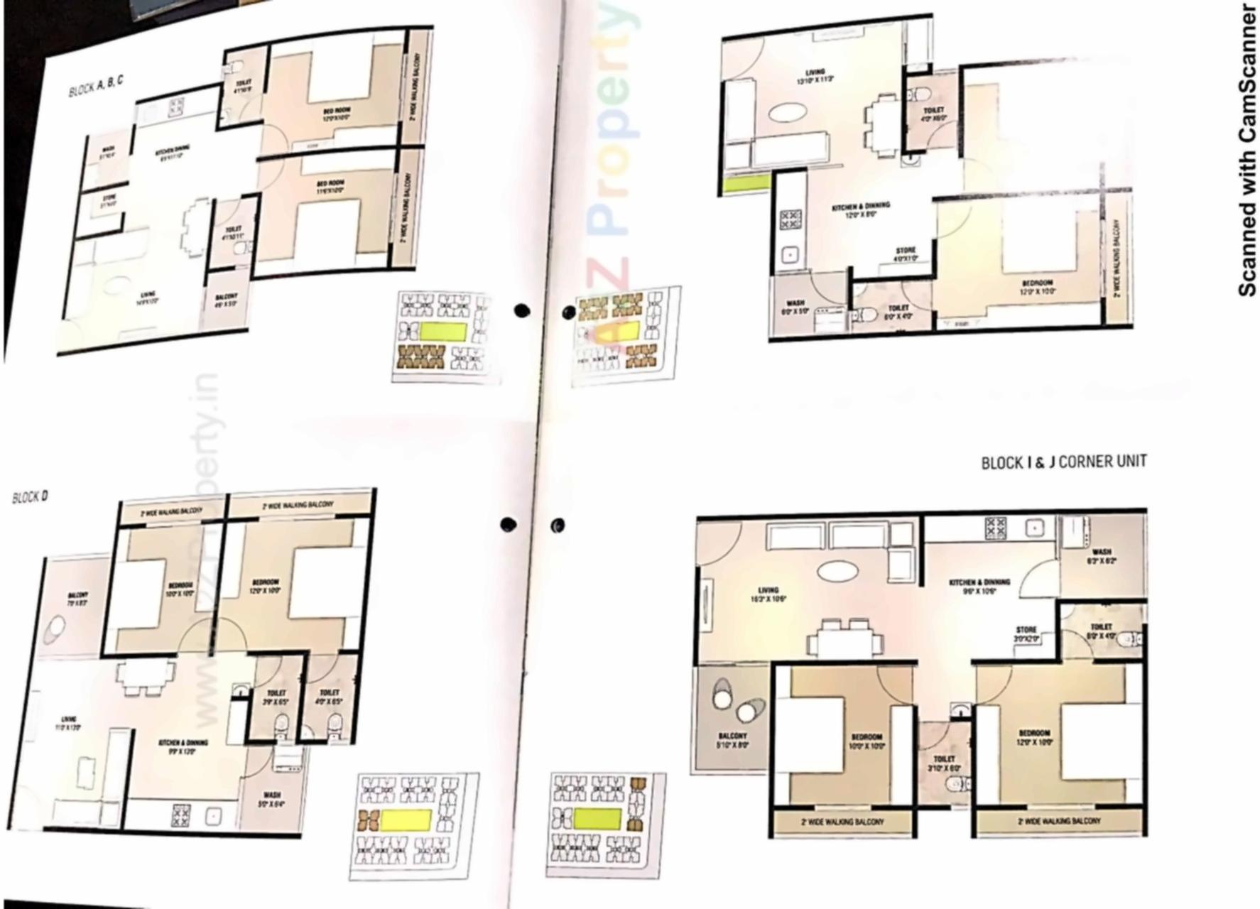 Layout of real estate project Pramukh Glory located at Uvarsad, Gandhinagar, Gujarat