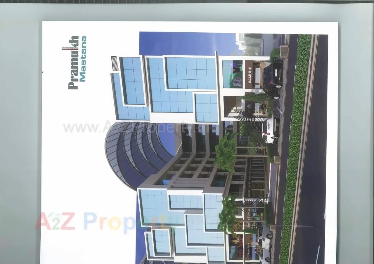 Layout of real estate project Pramukh Mastana located at Kudasan, Gandhinagar, Gujarat