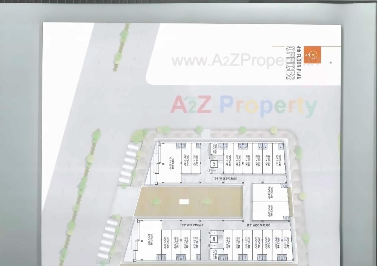 Layout of real estate project Pramukh Mastana located at Kudasan, Gandhinagar, Gujarat