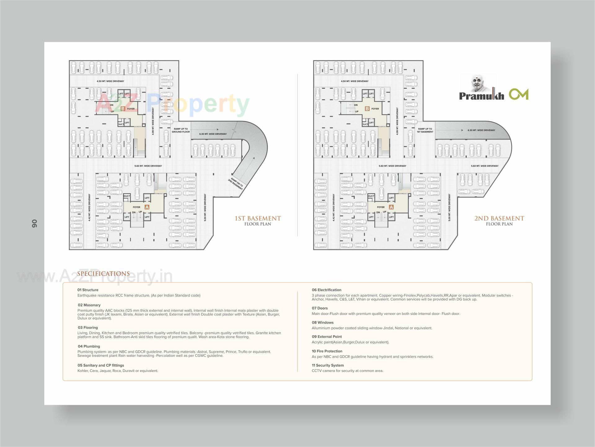  of real estate project Pramukh Om located at Por, Gandhinagar, Gujarat