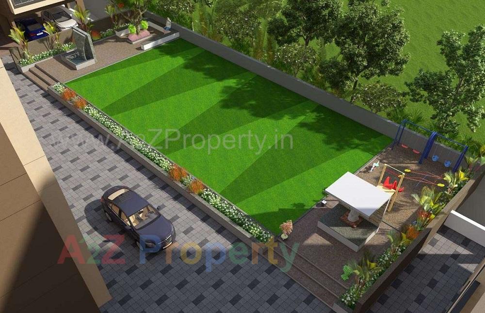 3D Elevation of real estate project Pramukh Orchid located at Chiloda, Gandhinagar, Gujarat