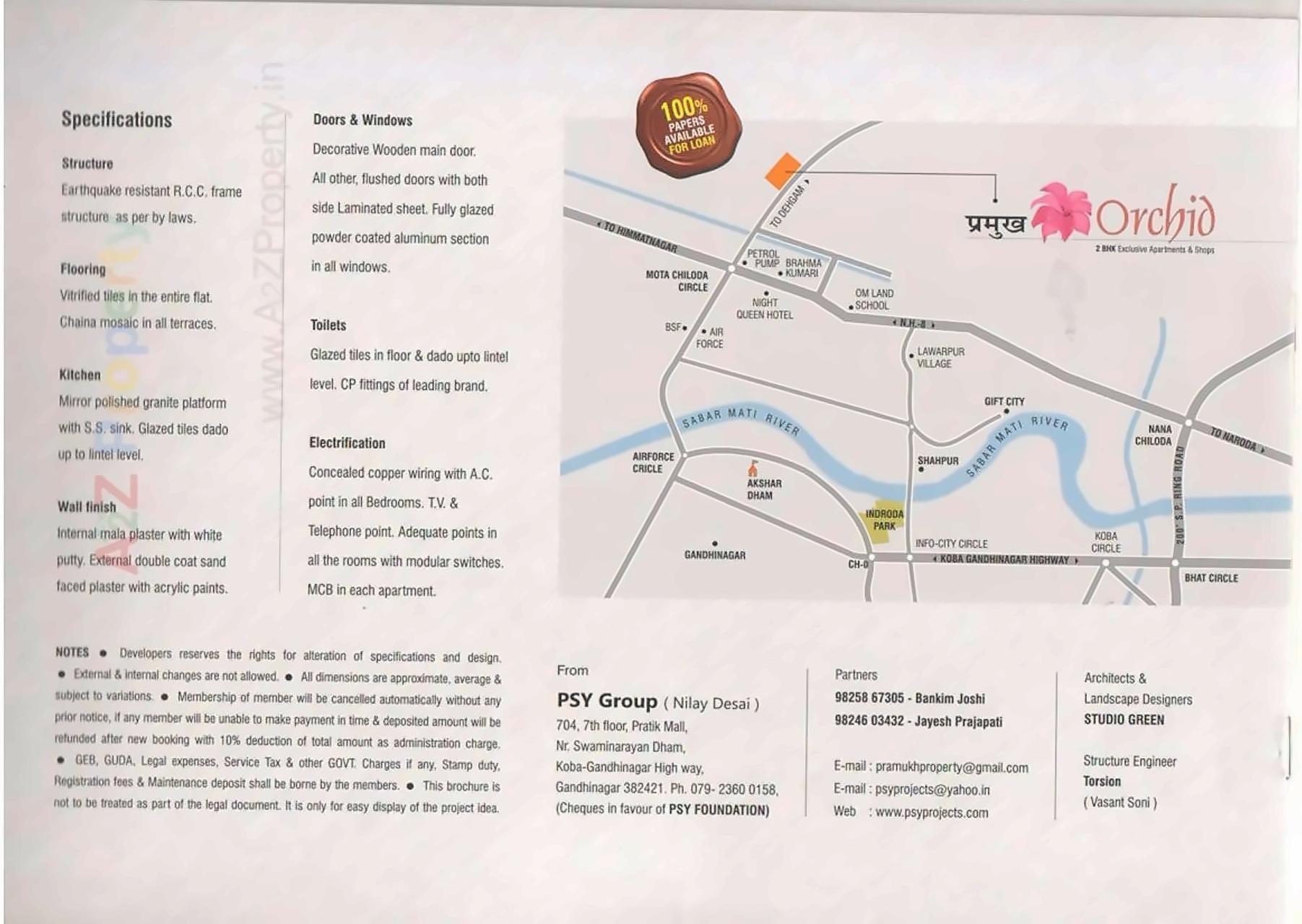  of real estate project Pramukh Orchid located at Chiloda, Gandhinagar, Gujarat