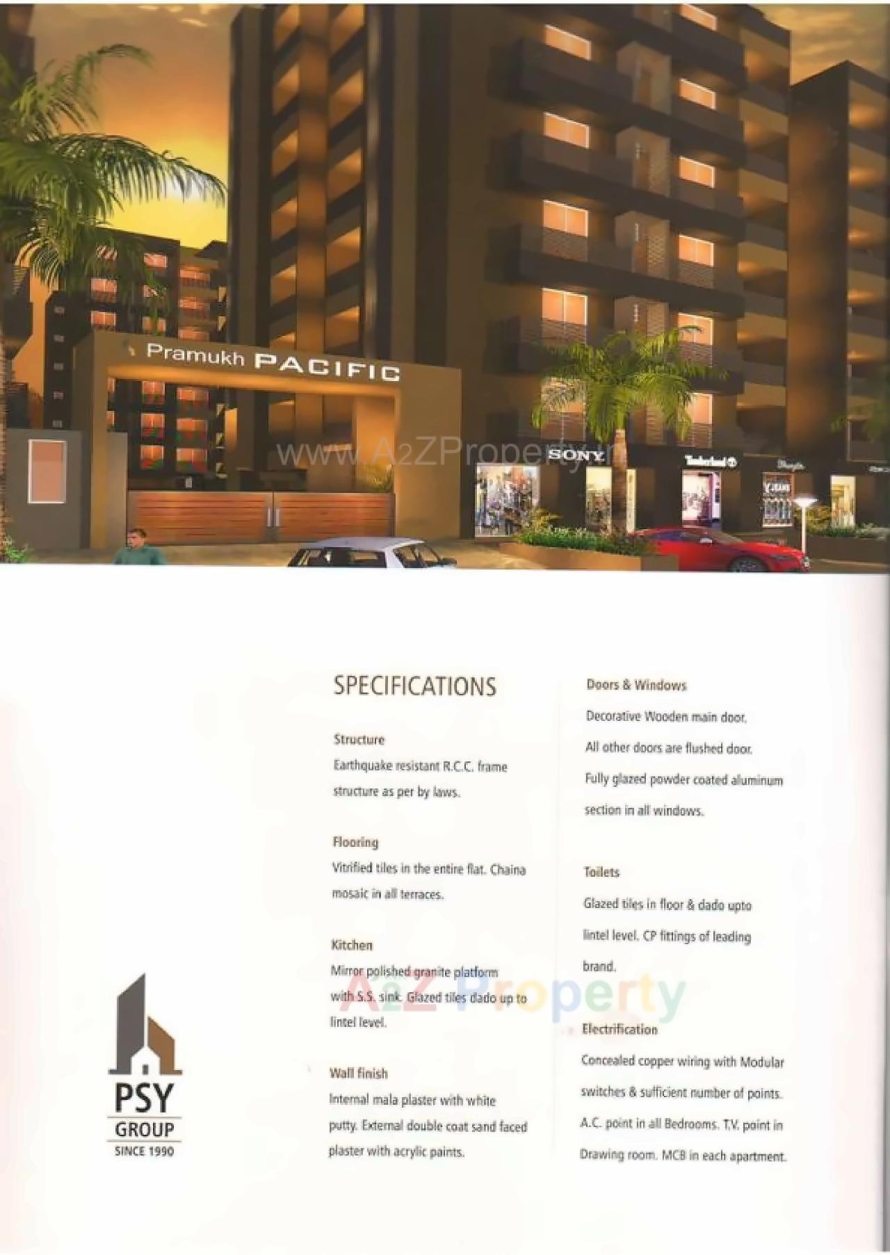  of real estate project Pramukh Pacific located at Vavol, Gandhinagar, Gujarat