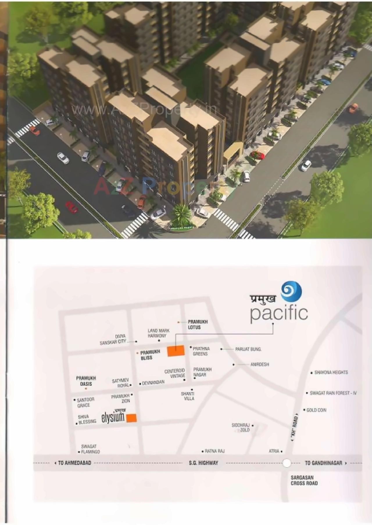  of real estate project Pramukh Pacific located at Vavol, Gandhinagar, Gujarat