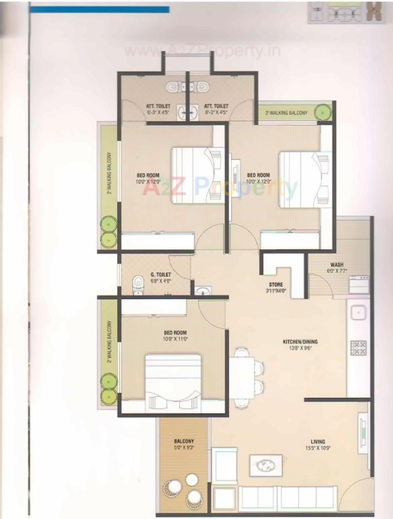 Layout of real estate project Pramukh Pacific located at Vavol, Gandhinagar, Gujarat