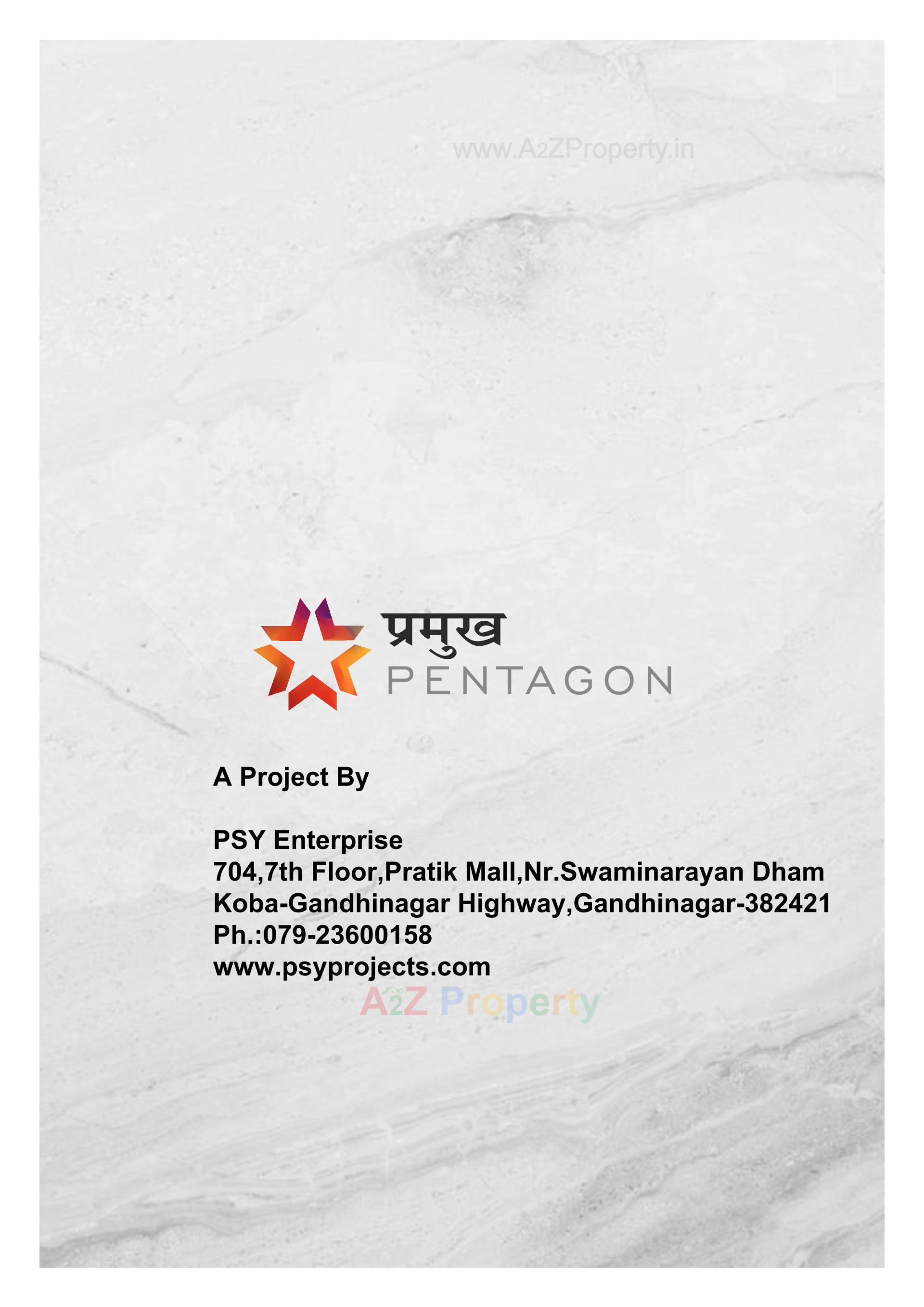  of real estate project Pramukh Pentagon located at Por, Gandhinagar, Gujarat