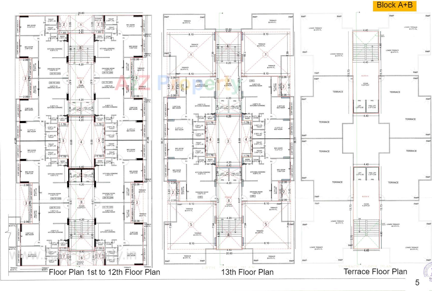 Layout of real estate project Pramukh Praise located at Tarapur, Gandhinagar, Gujarat