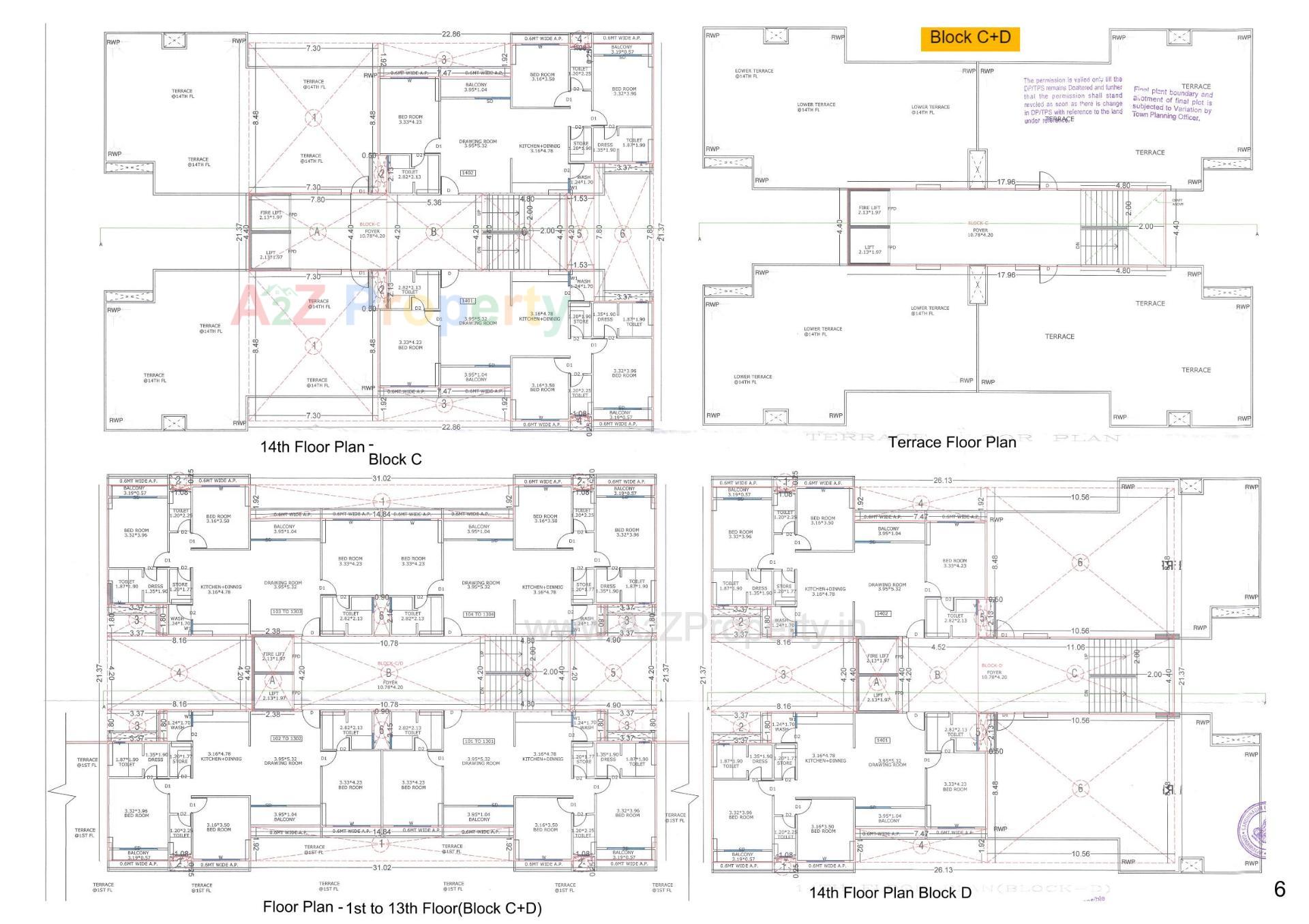 Layout of real estate project Pramukh Praise located at Tarapur, Gandhinagar, Gujarat