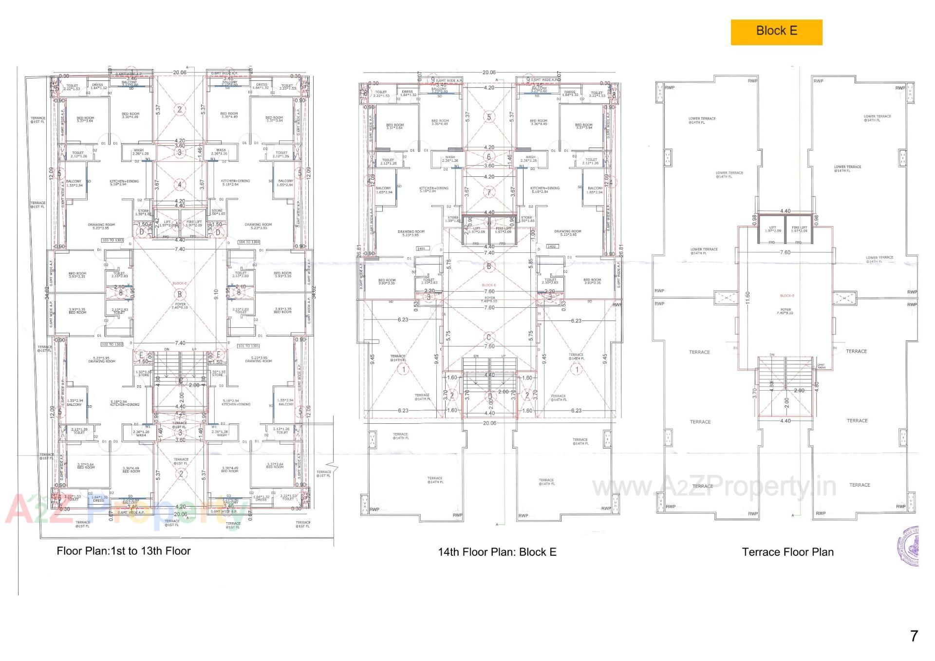 Layout of real estate project Pramukh Praise located at Tarapur, Gandhinagar, Gujarat