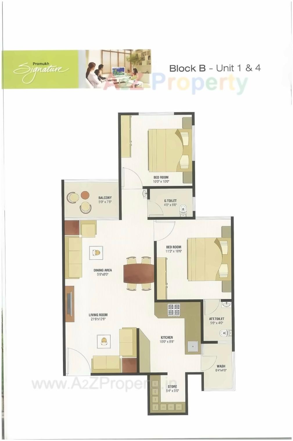 Layout of real estate project Pramukh Signature located at Kudasan, Gandhinagar, Gujarat