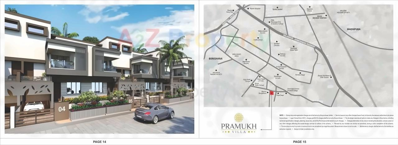  of real estate project Pramukh Villa located at Borisana, Gandhinagar, Gujarat