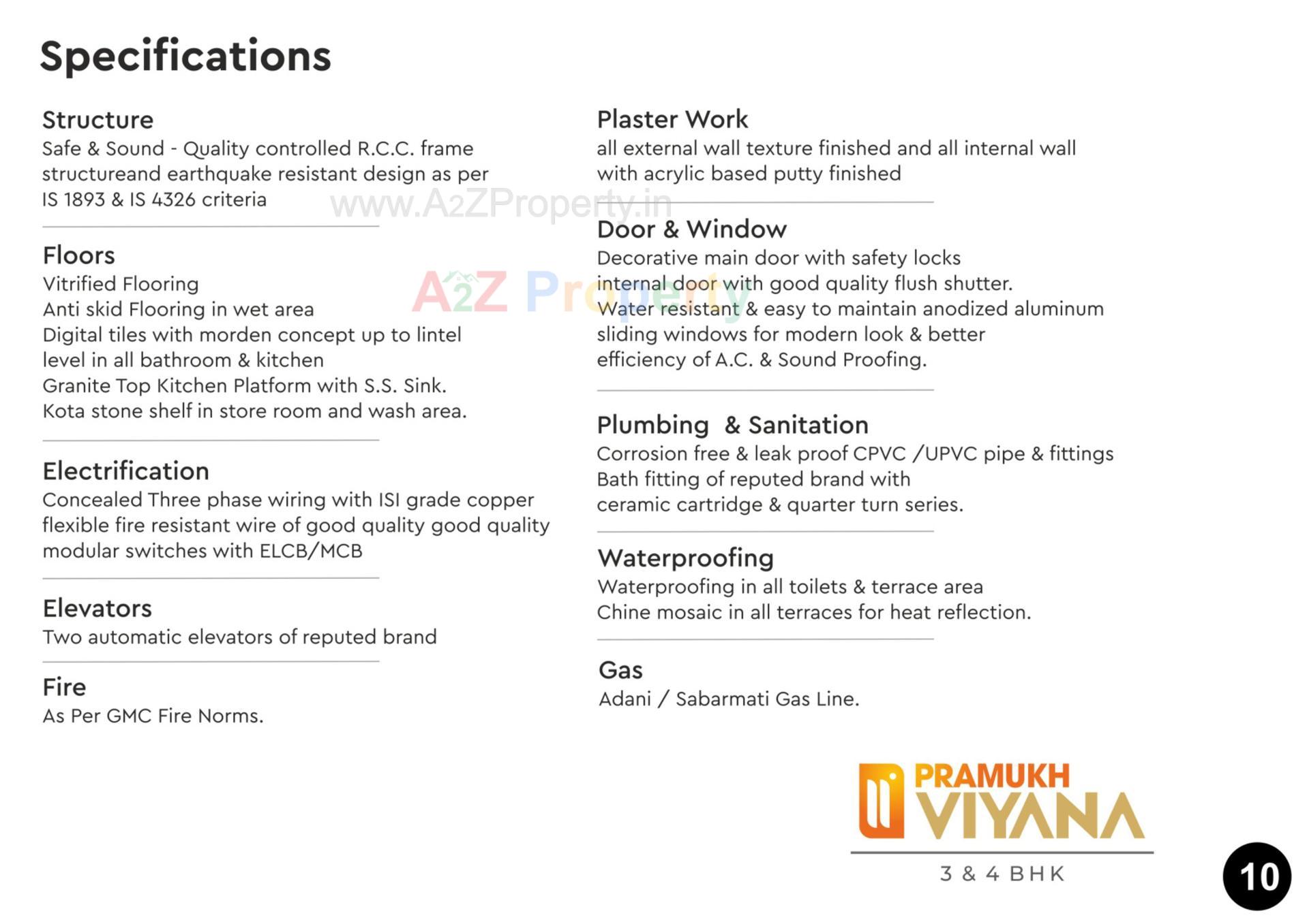  of real estate project Pramukh Viyana located at Adalaj, Gandhinagar, Gujarat