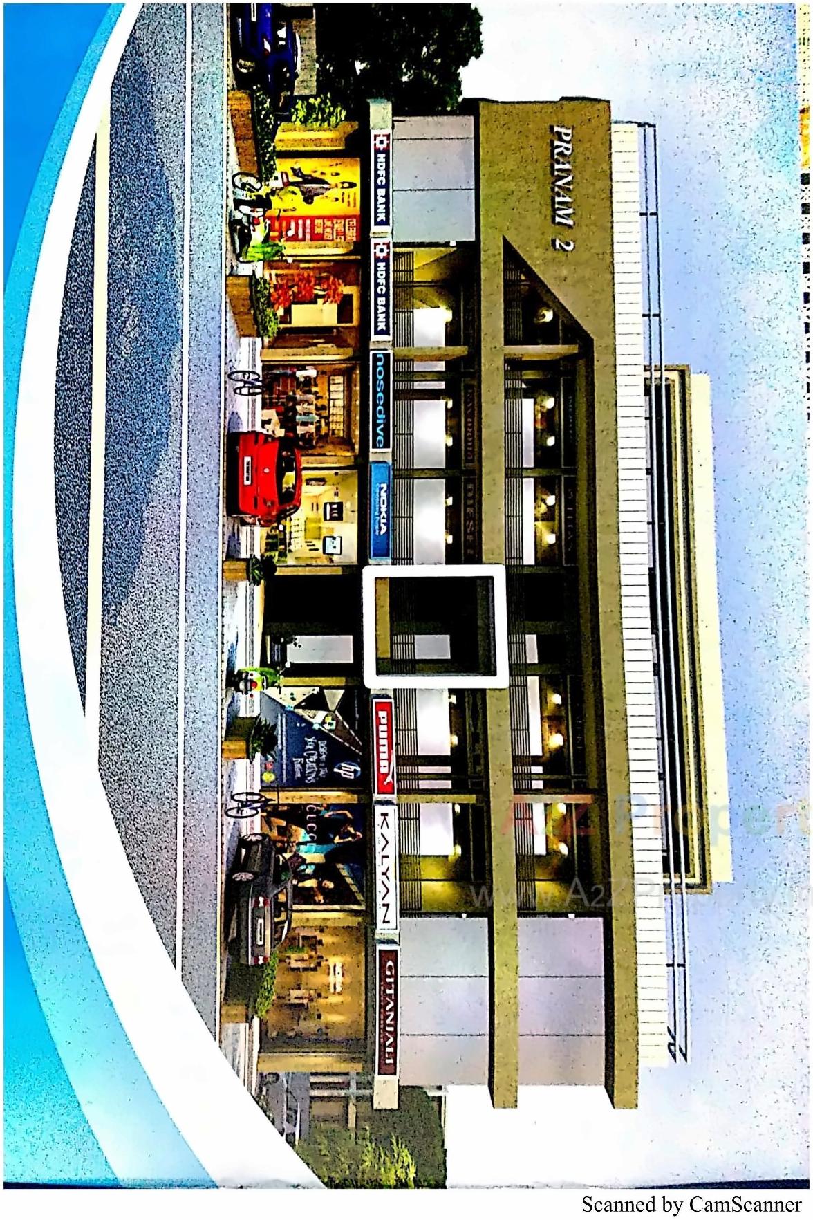 3D Elevation of real estate project Pranam located at Pethapur, Gandhinagar, Gujarat