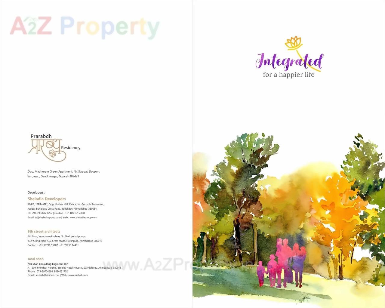  of real estate project Prarabdh Residency located at Sargasan, Gandhinagar, Gujarat