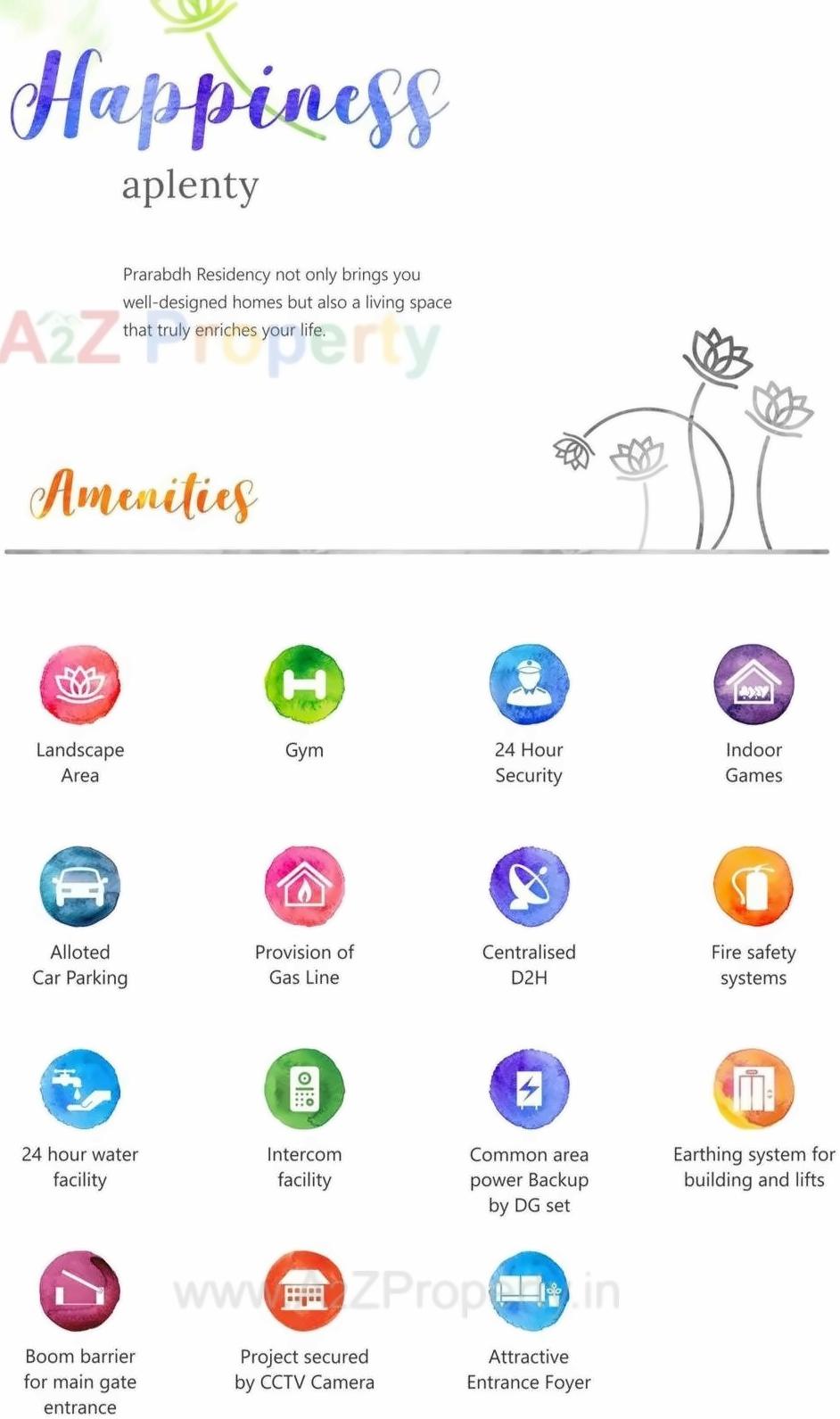 Amenities of Prarabdh Residency