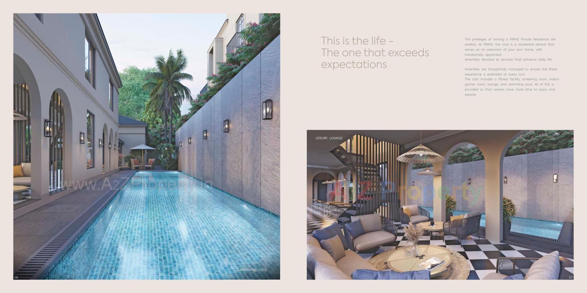 3D Elevation of real estate project Prime located at Santej, Gandhinagar, Gujarat