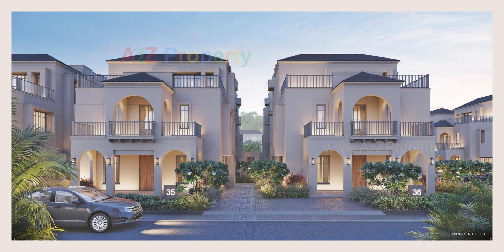 3D Elevation of real estate project Prime located at Santej, Gandhinagar, Gujarat