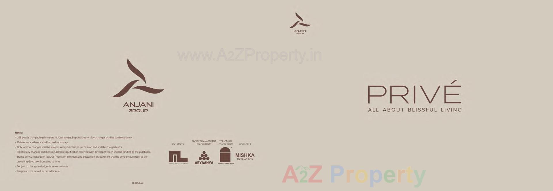  of real estate project Prive' located at Uvarsad, Gandhinagar, Gujarat