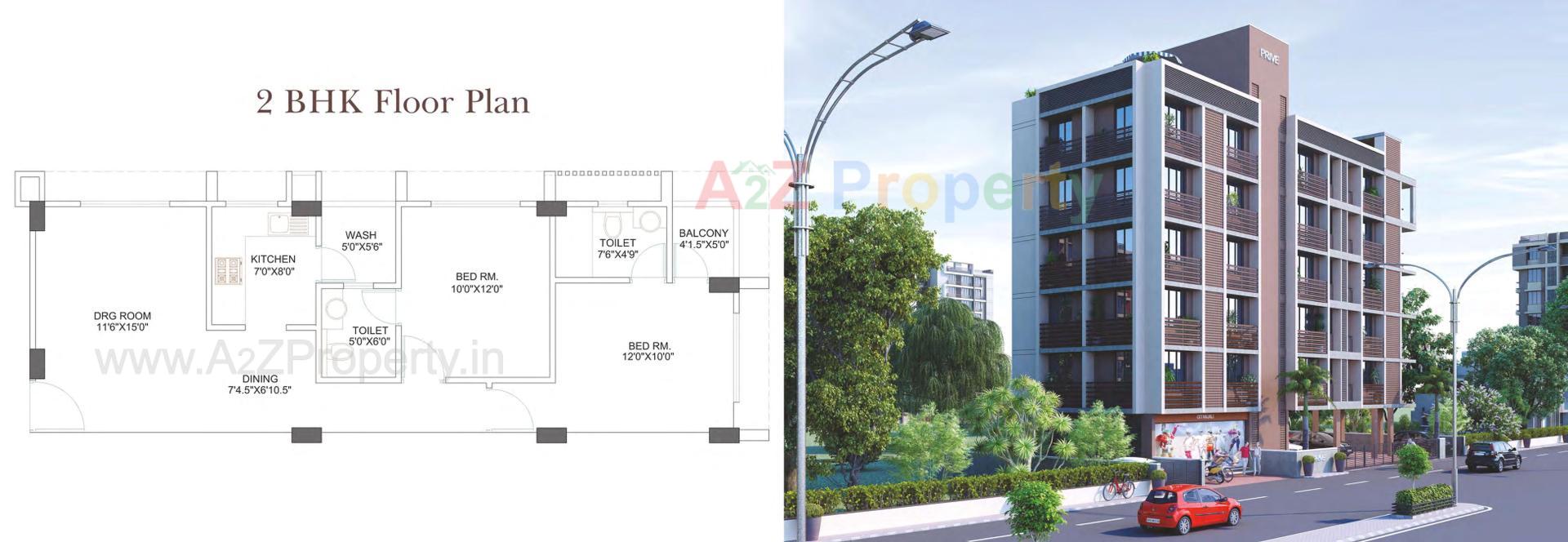 Layout of real estate project Prive' located at Uvarsad, Gandhinagar, Gujarat